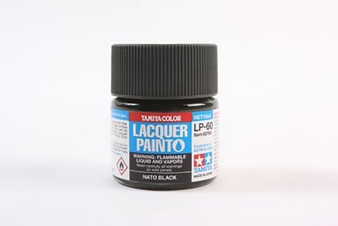 LP-60 Matt Nato Black Lacquer Paint - 10ml