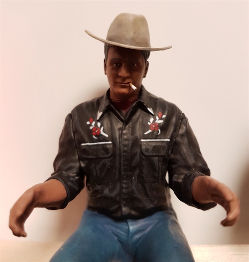 Truck Driver Figure Painted