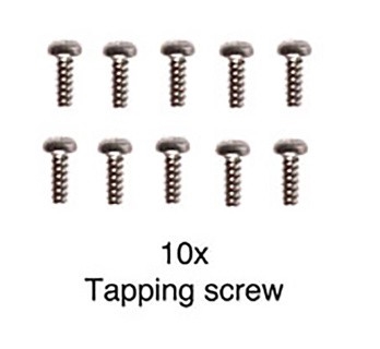 RC 3x8mm Tapping Screws (Pack of 10)