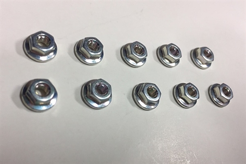 9805897 M3 flange nut