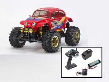 Tamiya RC Monster Beetle 2015 Steerwheel Bundle - 58618
