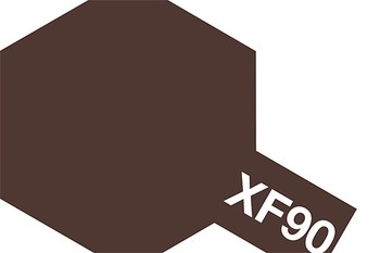 Acrylic XF-90 Flat Dark Red Brown 2 Paint - 10ml Bottle