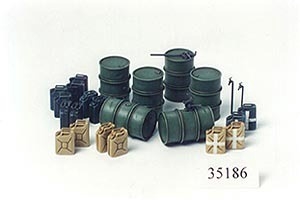 Oil Drums and Jerry Cans