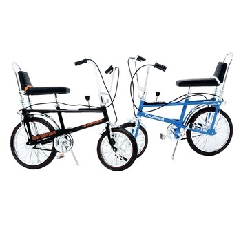 Chopper MK1 Bicycle 1:12 Die Cast Model - Twin Pack Blue/Black