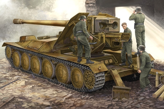 Waffentrager Krupp 12.8cm 1/35 Plastic Model Kit