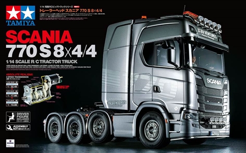 Tamiya Scania 770 S 8x44 14 scale rc truck kit 56371 Tamiya Scania 770 S 8x44 14 scale rc truck kit 56371