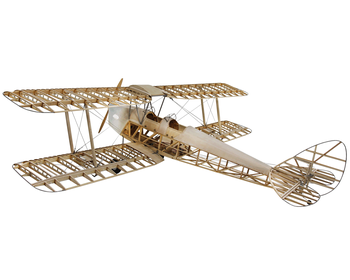 1:3.8 Scale DH82A Tiger Moth Laser Cut Balsa Kit - 2.36m Wingspan