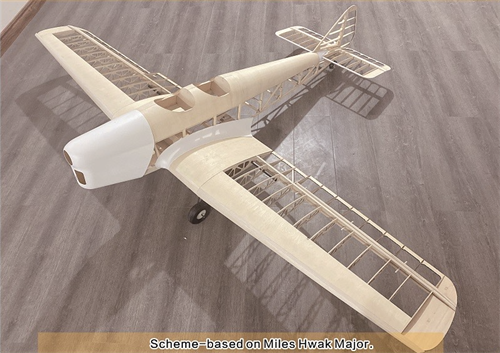 Valueplanes Balsa 14 Scale Miles M2H Hawk Major Full Kit