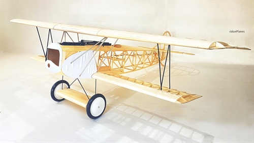 Valueplanes Fokker DVII WW1 Fighter Laser Cut Balsa Kit 83 21M