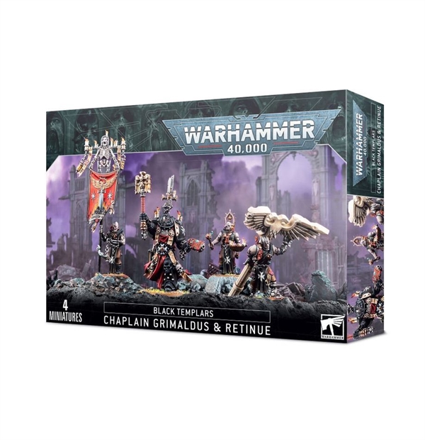 Black Templars Grimaldus and Retinue