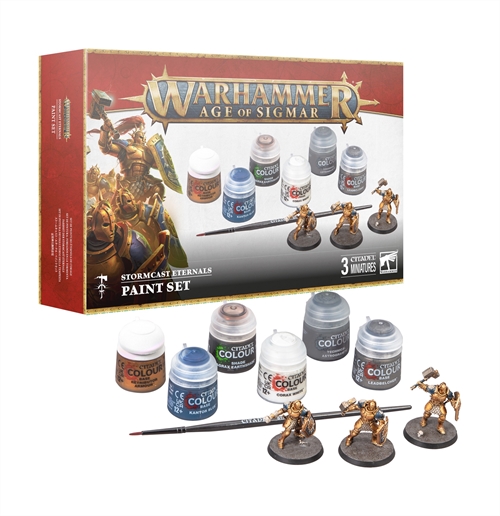STORMCAST ETERNALS VINDICTORS AND PAINTS SET