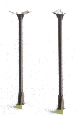 CCTV Posts/Cameras/Lights (2 Sets)