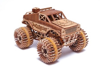 Wooden Mechanical Monster Truck