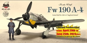 Focke Wulf Fw190 A-4 with Resin Figure ‘Siegfried Schnell’