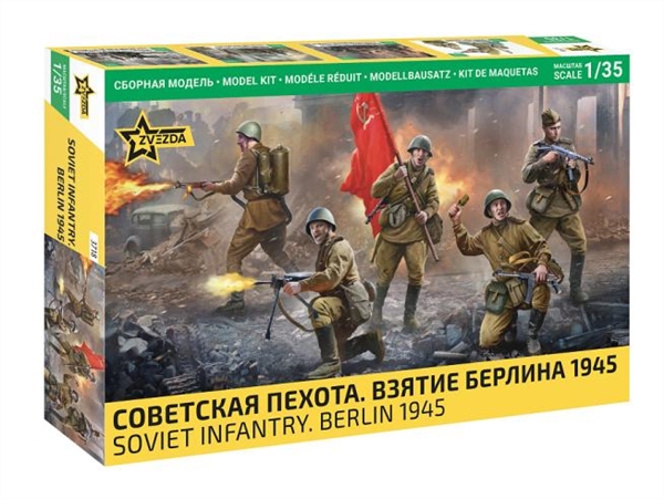 Soviet Infantry Berlin 1945 (5 Figures)
